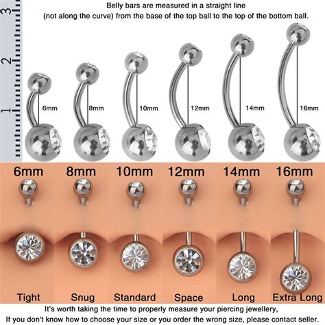 If Youre Looking For A Shorter Or Longer Belly Bar Than The Common One