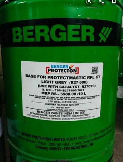 Berger Epoxy Paints 20 L Berger Epoxy Floor Paints Latest Price