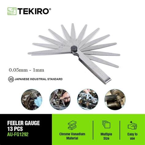 TEKIRO Feeler Gauge 0 05 1 Mm Stel Klep Fuller Kunci Stel Klep ALAT