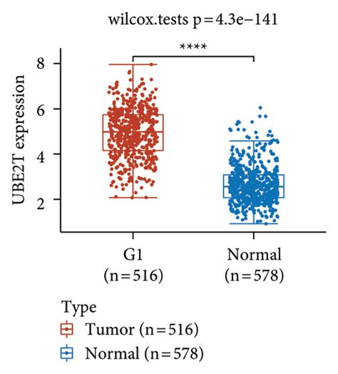 The Clinical Importance Of The Ube T Expression In Luad A And B In