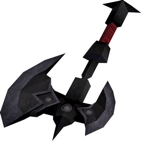 Off Hand Black Battleaxe Runescape Wiki Fandom