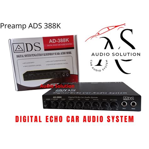 Jual Parametric Ads Ad K Preamp Karaoke Stereo Digital Echo Audio