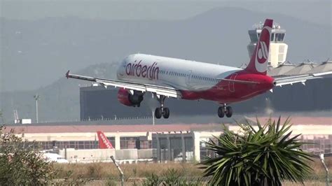 Air Berlin Airbus 321 D ALSC Landing Malaga AGP YouTube