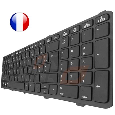 Clavier HP ProBook 650 G1 655 G1 Cadre Inclus Français Azerty