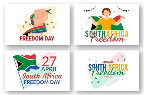 Happy South Africa Freedom Day Illustration By Denayunethj