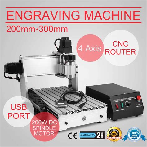 Vevor 4 AXIS ENGRAVER USB CNC3020 USB ROUTER ENGRAVING MACHINE Machine