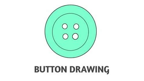 How To Draw A Button Drawing Step By Step