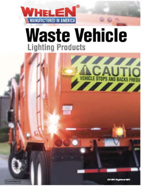 Whelen Waste Vehicle Lighting WATTCO Emergency Equipment Integrators