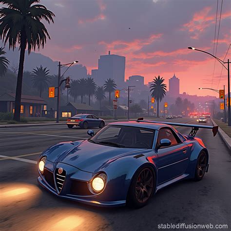 Gta 5 Game Scene Stable Diffusion Online