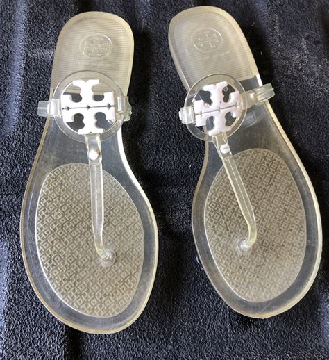 Tory Burch Mini Miller Jelly Plastic Flip Flop Tlogo Gem