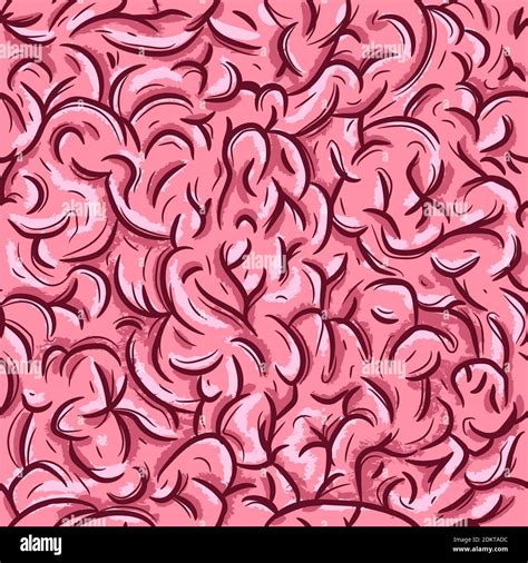 Pink Brain Wallpaper Medicine And Science Repetitive Background