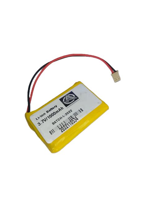 3 7V 1000mAH LI Ion Flat Battery Only For