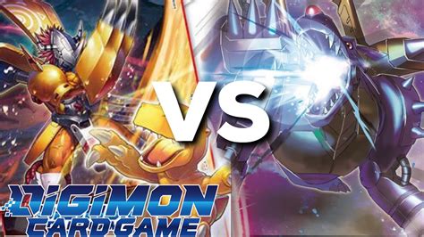 Digimon TCG Purple MetalGarurumon VS Red Starter Deck YouTube