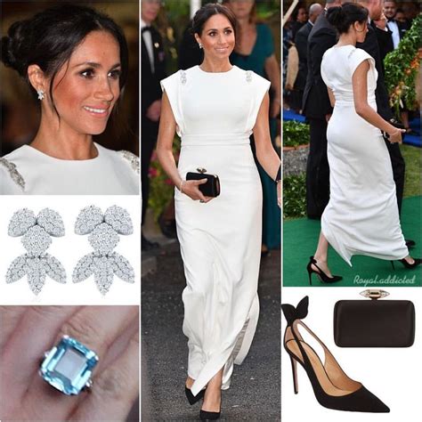 Royal Addicted On Instagram “duchess Of Sussex Style Dress Theia Shoes Aquazzura Clutch