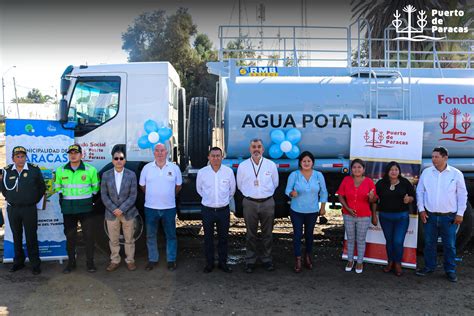 Fondo Social Del Puerto De Paracas EntregÓ Un CamiÓn Cisterna De 5000 Galones A La Municipalidad