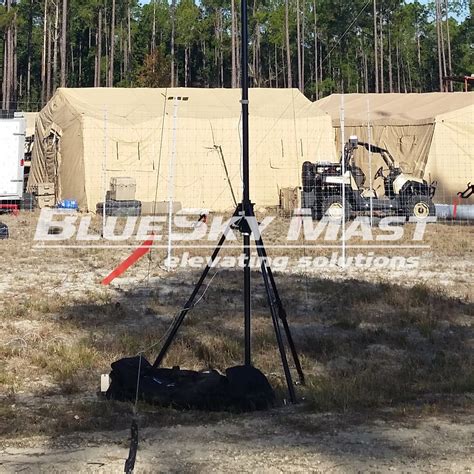 Bluesky Mast Al Lift Series Military Antenna Mast Applications