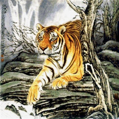 Предпросмотр схемы вышивки «Тигр» | Animals, Big cats, Year of the tiger