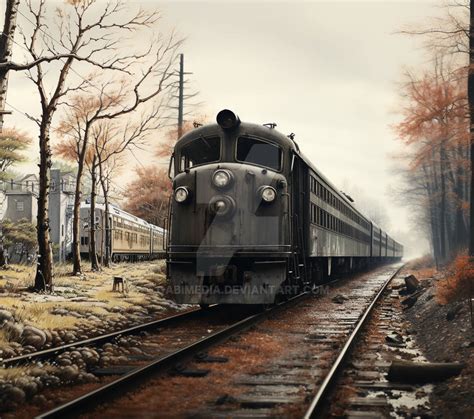 abandoned train, concept Art by GabiMedia on DeviantArt