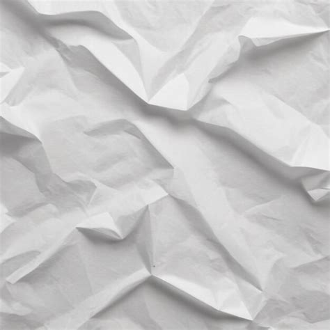 Premium Photo Default Crumpled White Paper Textured Background