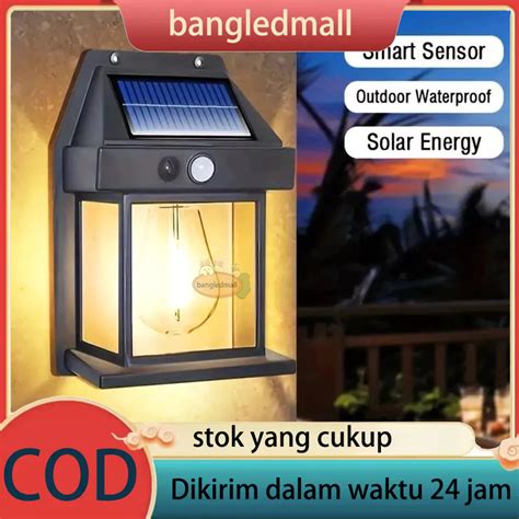 Jual Lampu Dinding LED Solar Luar Ruangan Lampu Hias Tembok Taman