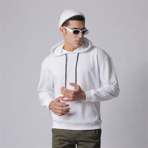 Plain White Hoodie for Men in Pakistan