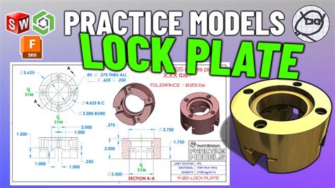 Solidworks Practice Onshape Practice Fusion Practice Exercises