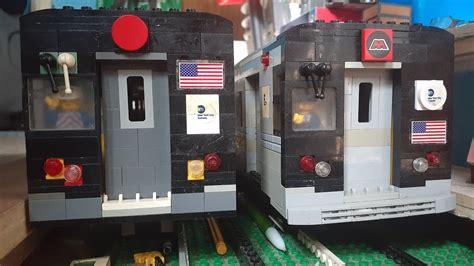 Lego MTA Subway Action! Custom Lego R143/R160 Subway Cars Action ...