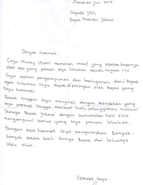 Detail Surat Personal Letter Koleksi Nomer 36