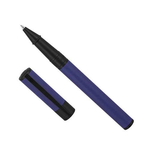 Stylo ST Dupont D Initial Roller Bleu Noir Mat 220 00