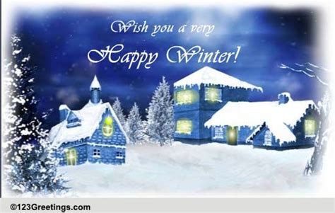 Wish You A Very Happy Winter Free Happy Winter Ecards Greeting Cards