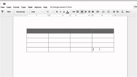 How To Set Up A Table In Google Docs Templates Sample Printables