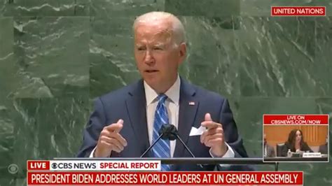 Biden Tells Un Era Of Relentless War Is Over One Day After Bombing Syria The Political