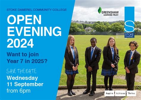 Stoke Damerel Community College Open Evening 2024