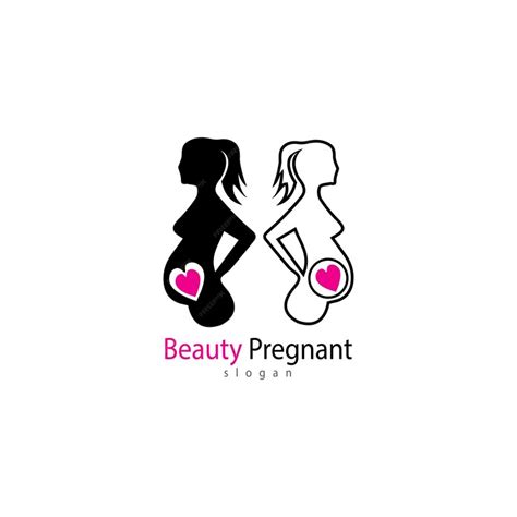 Premium Vector Pregnant Logo Template Vector Icon Illustration Design