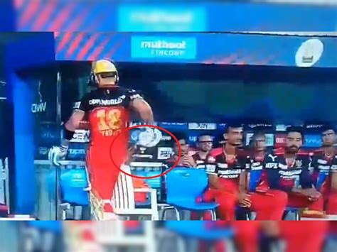 Srh Vs Rcb Ipl 2021 Virat Kohli Throwing Bat On Chair Angry Getting Ipl