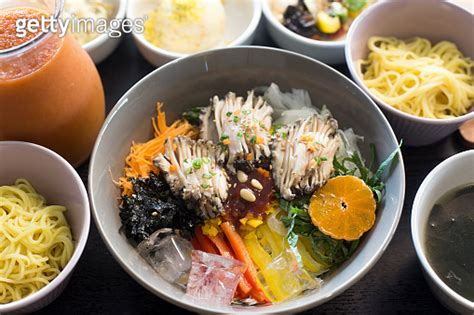 Abalone Cold Raw Fish Soup Korean Food 이미지 1197662242 게티이미지뱅크