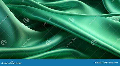 Texture Background Pattern Texture Of Green Silk Fabric Beautiful