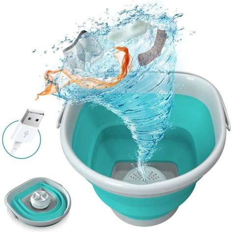 Mini Machine Laver Cuve Linge Pliable De L Portable Laveuse