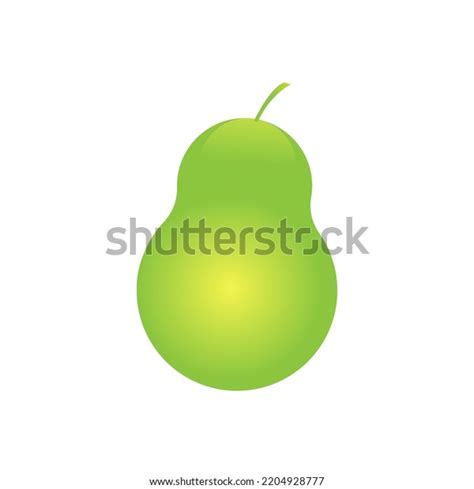 Pear Fruit Icon Vector Template Stock Vector Royalty Free 2204928777