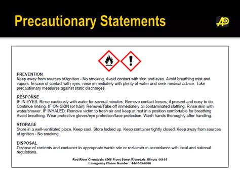 Ghs Labeling Pictogram And Hazard Training Ppt