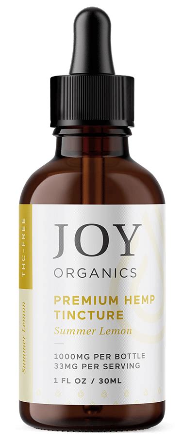 Joy Organics Premium Hemp Tincture Gematria