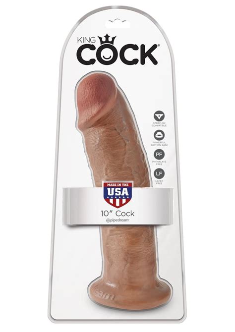 King Cock Realistic Dildo Tan Inch Shop Velvet Box Online