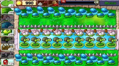 Plants Vs Zombies Last Stand All Upgraded Plants Vs All Zombies