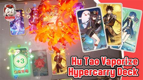 Hu Tao Vaporize Is Insane Defeating Characters In A Row Genshin