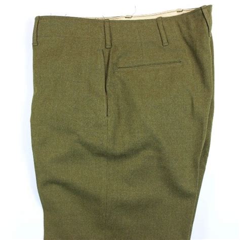 44th Collectors Avenue M1937 OD Mustard Wool Serge Field Trousers