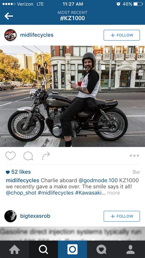 Z1 KZ Porn Chin On The Tank Motorcycle Stuff In Philadelphia