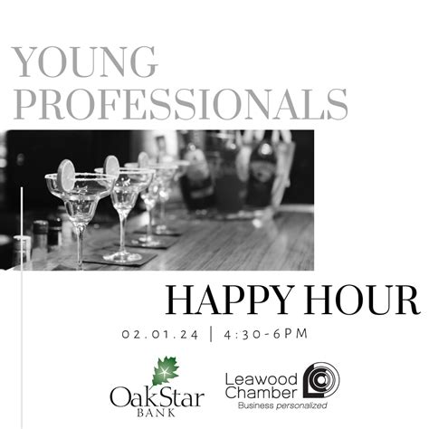 Leawood Young Professionals Happy Hour Chamber Events - Leawood Chamber