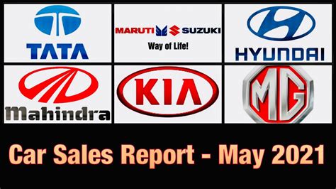 Car Sales Report May 2021 Car Sales May 2021 Top 10 Highest Selling Car Brands India May