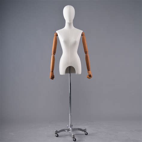 Cheap Upper Body Mannequin Fabricr Covered Fiberglass Cheap Dress Forms