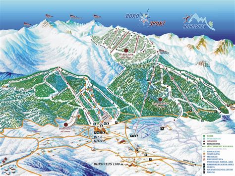 Piste Map Borovets